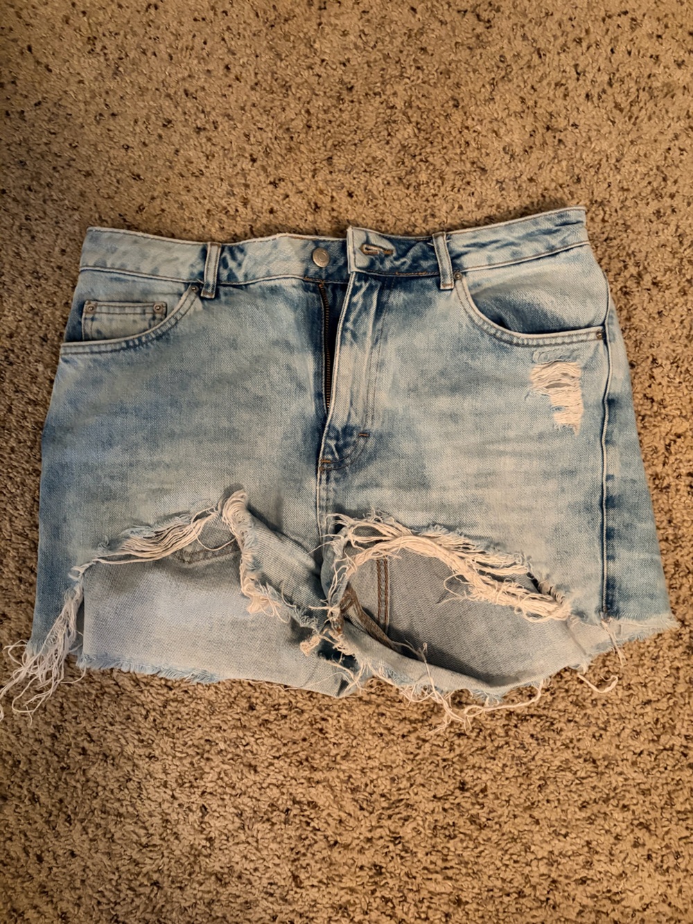 Topshop Mom Jean Shorts